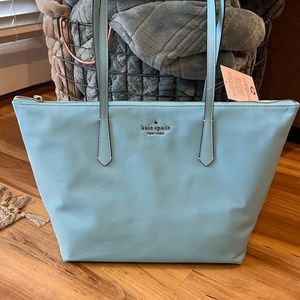 Large Tote light blue Kate Spade Purse